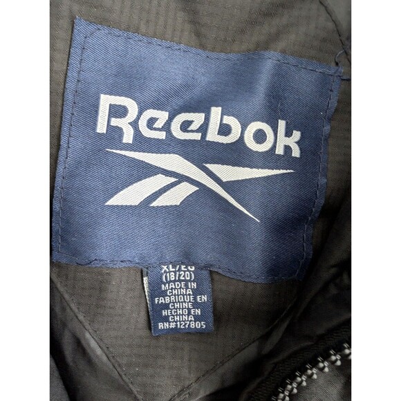 Reebok Jacket Womens Adult Extra Large (18/20) Black Full Zip Puffer Hooded - Picture 8 of 9
